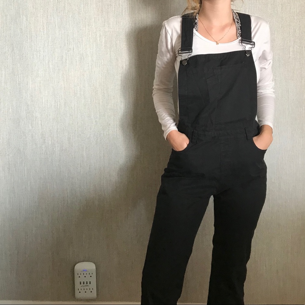 Vintage black overalls